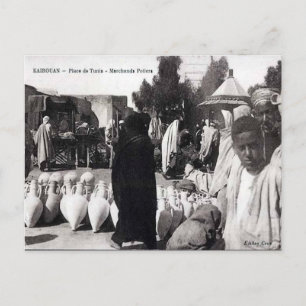 Carte postale ancienne - Kairouan, Tunisie