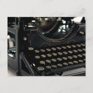 Carte Postale Ancienne machine à écrire