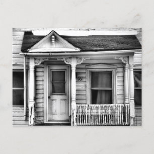 Carte Postale Ancienne maison abandonnée numéro 90 BW