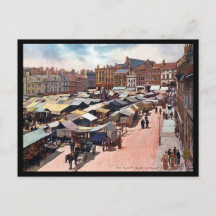Carte postale ancienne - Market Place, Northampton