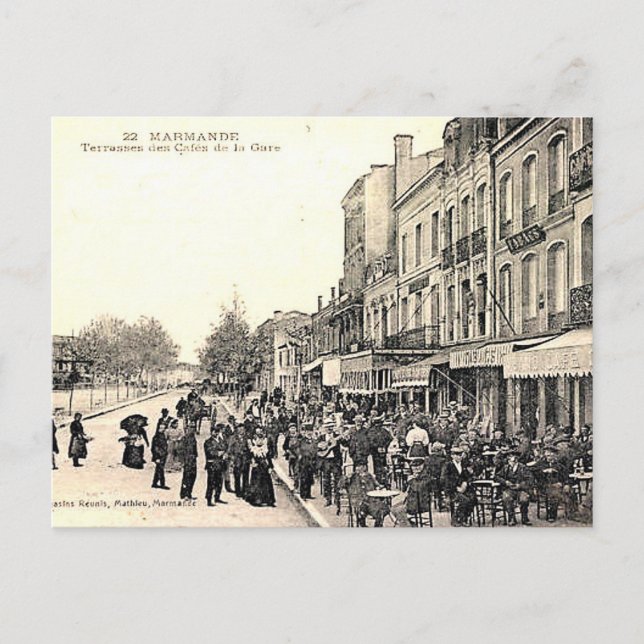 Carte postale ancienne - Marmande, France (Devant)