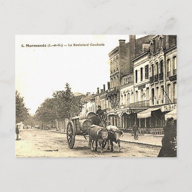 Carte postale ancienne - Marmande, Lot-et-Garonne (Devant)