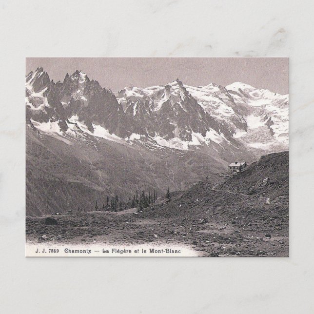 Carte postale ancienne - Mont Blanc, Haute Savoie (Devant)