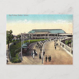 Carte postale ancienne - Nouvelle gare de Sydney,