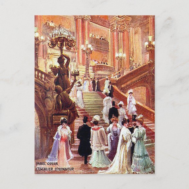 Carte postale ancienne - Opéra de Paris (Devant)