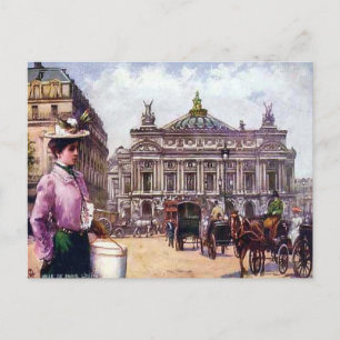Carte postale ancienne - Paris - l'Opéra