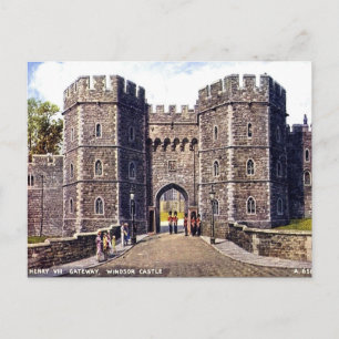 Carte postale ancienne - Porte Henry VIII, Château