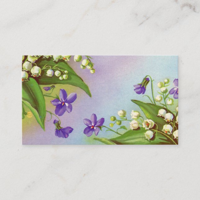 Carte postale ancienne représentant des muguet an (Devant)