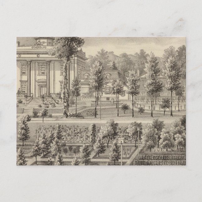 Carte Postale Ancienne résidence du JFD Lanier (Devant)