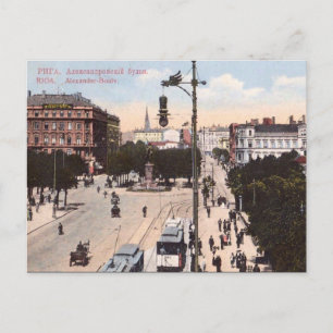 Carte postale ancienne - Riga, Lettonie