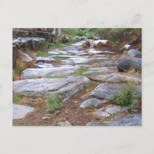 Carte Postale Ancienne route romaine dans la ville d'Ephèse, Tur