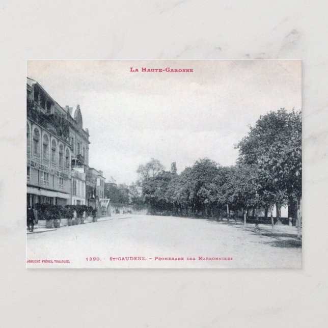 Carte postale ancienne - St-Gaudens, Haute Garonne (Devant)