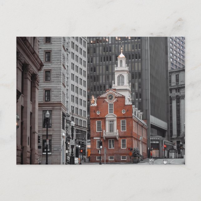 Carte Postale Ancienne State House Boston (Devant)