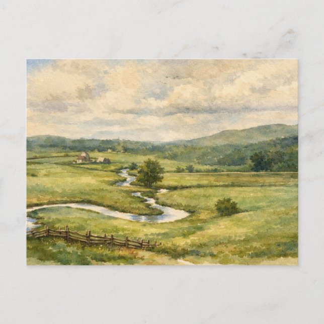 Carte postale ancienne style Tazewell, Virginie (Devant)