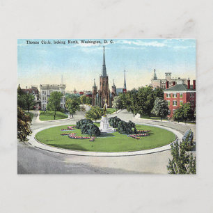 Carte postale ancienne - Thomas Circle, Washington