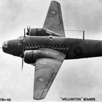 Carte postale ancienne - Un bombardier Vickers Wel