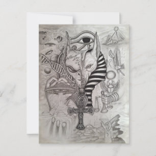 Carte Postale Anciens Aliens, Anubis