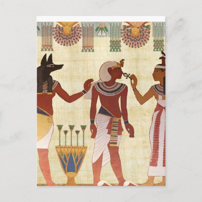 Carte Postale Ancient, Egyptian art style postcards (Devant)