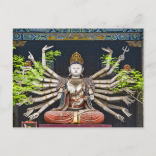 Carte Postale Ancient painted sculptures in Shuanglin