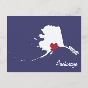 Carte Postale Ancrage Alaska