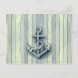 Carte Postale Ancrage de classe nautique vintage