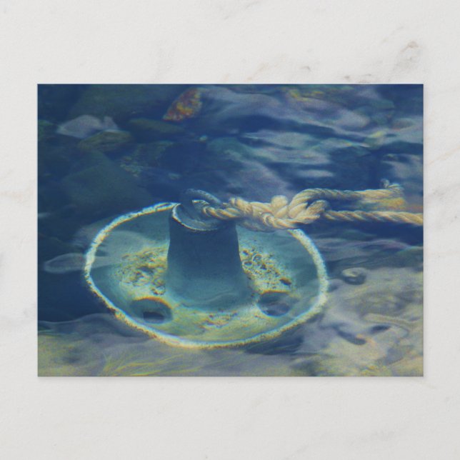 Carte Postale Ancre Bell sur le fond de la rivière (Devant)