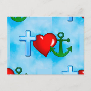 Carte Postale ancré par jésus