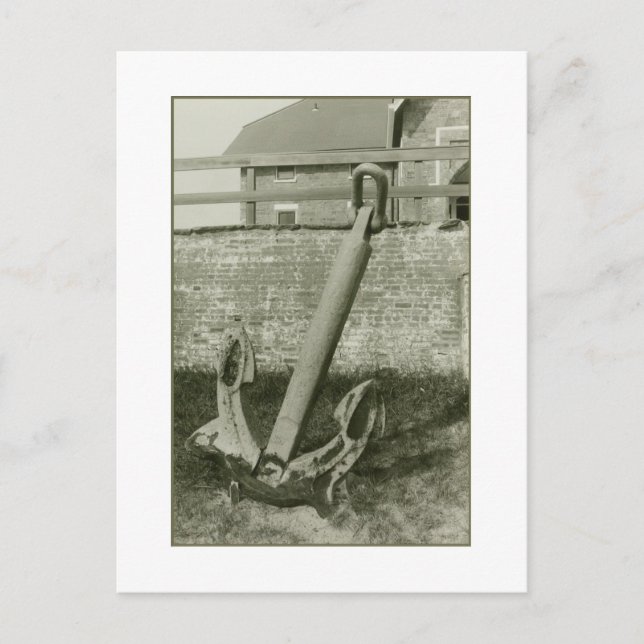 Carte postale Ancre phare de Fire Island (Devant)