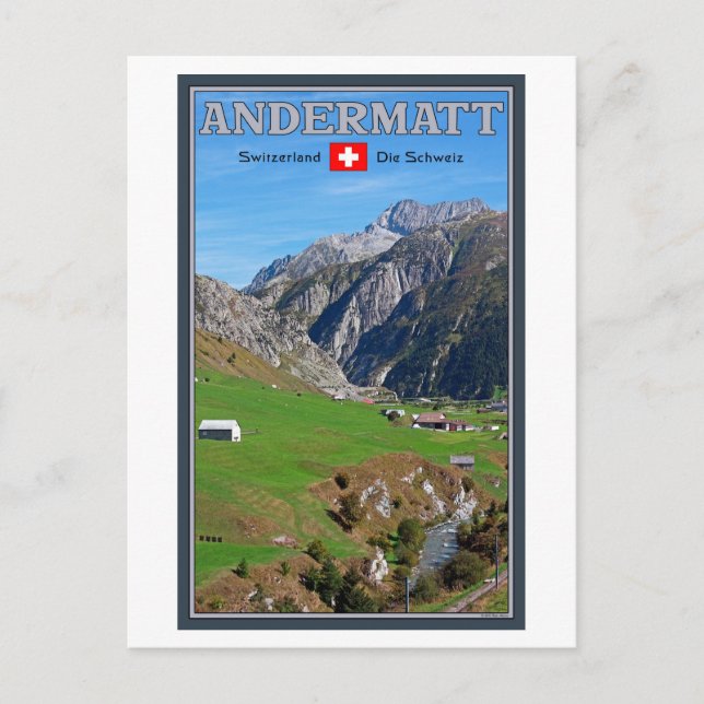Carte Postale Andermatt (Devant)