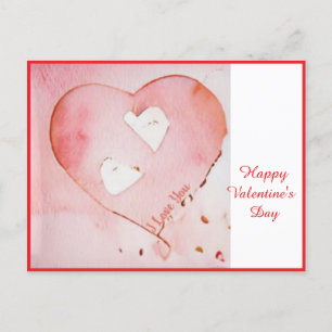 Carte Postale Anders Artistry - "Coeurs flottants"