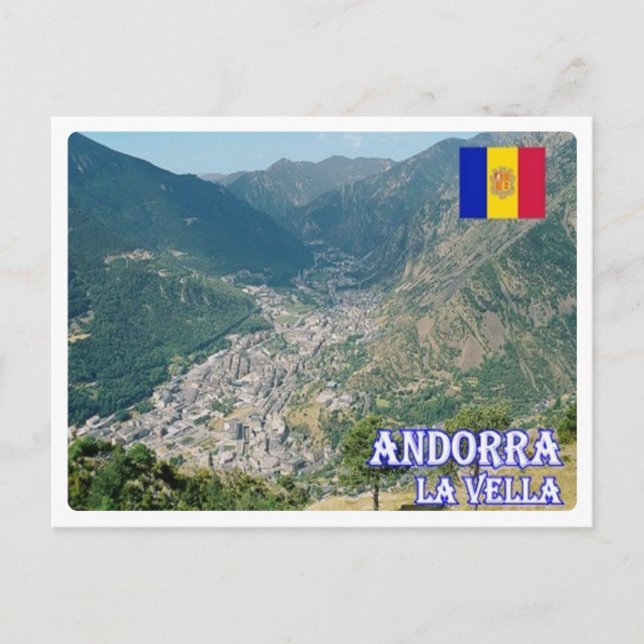 Carte Postale Andorre - La Vella - (Devant)
