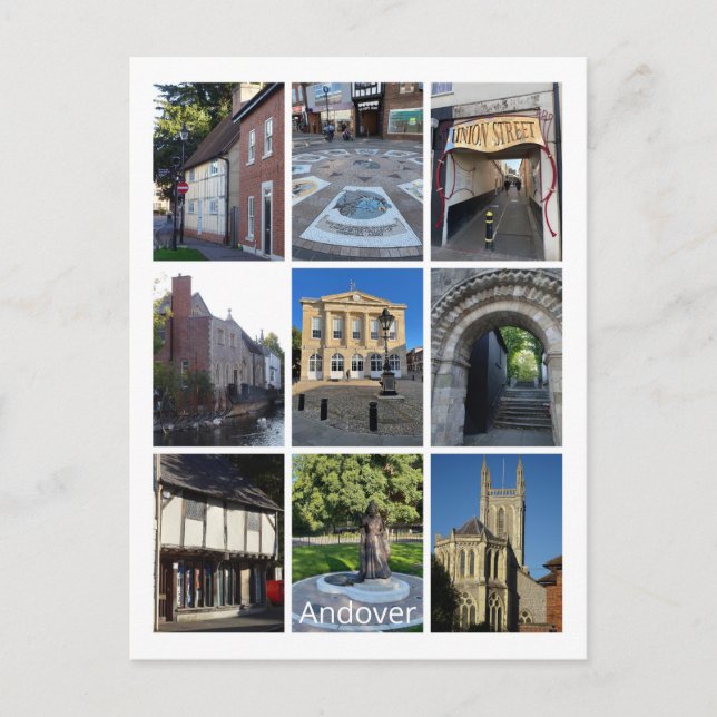 Carte Postale Andover (Devant)