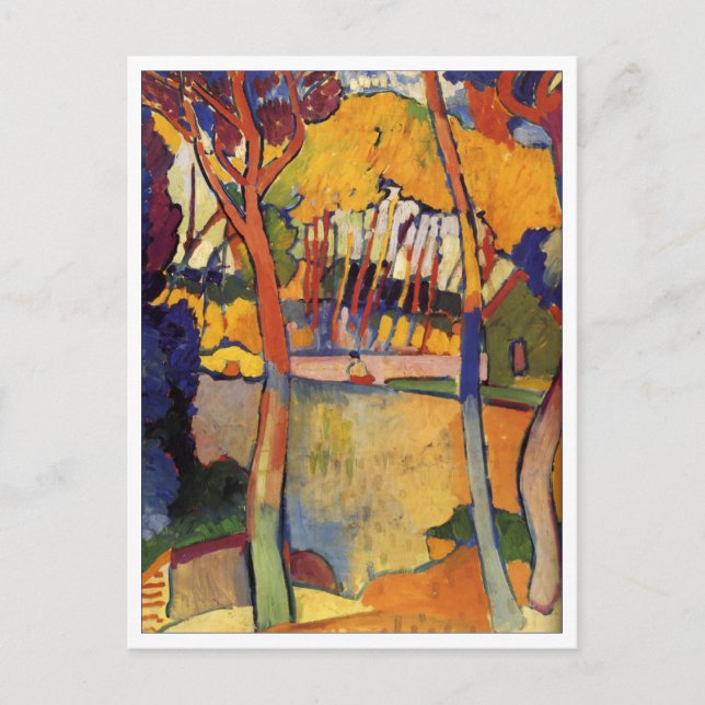 Carte Postale André Derain Trois Arbres Art (Devant)