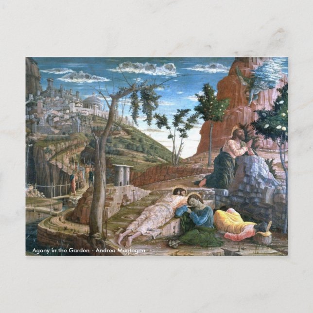 Carte Postale Andrea Mantegna Agony dans le jardin (Devant)