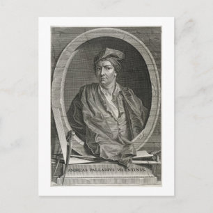 Carte Postale Andrea Palladio (1508-80) gravée par Bernard Pica