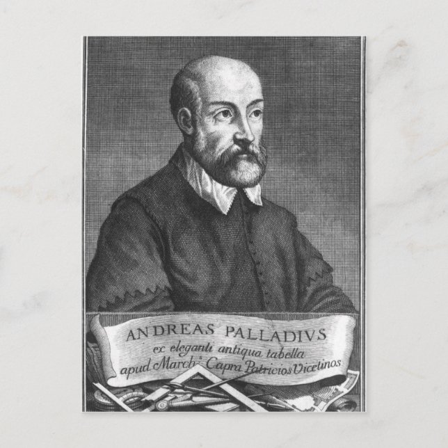 Carte Postale Andrea Palladio gravée par Francesco (Devant)