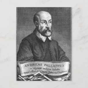 Carte Postale Andrea Palladio gravée par Francesco
