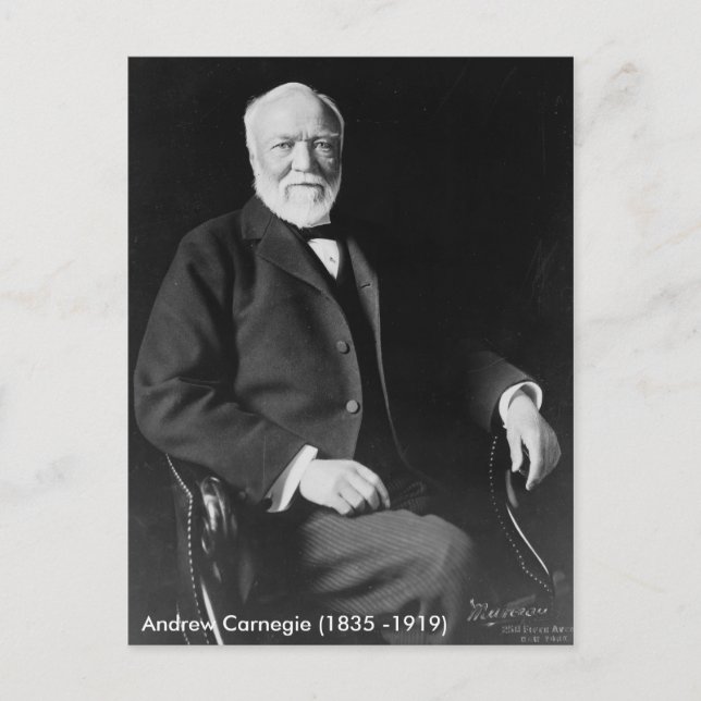 Carte postale Andrew Carnegie (Devant)