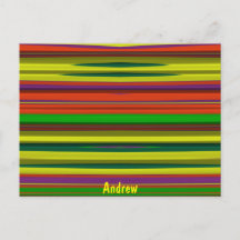 ANDREW ~ Motif de conception 3D ~ Couleurs de Noël