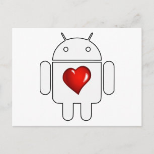 Carte Postale Android Love