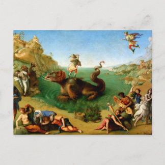 Carte Postale Andromeda libérée par Persée par Piero di Cosimo