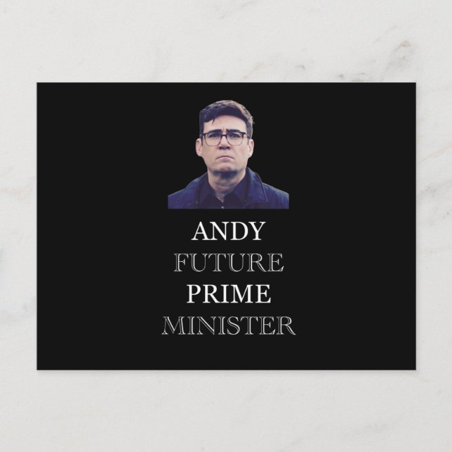 Carte Postale Andy Future Prime Minister - Andy Burnham (Devant)