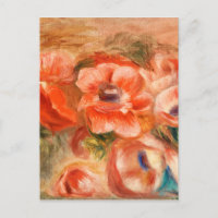 Anémones de Renoir Impressionniste Peinture