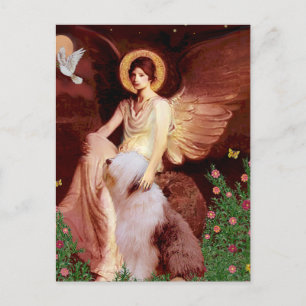 Carte Postale Ange assis - Ancien anglais #1