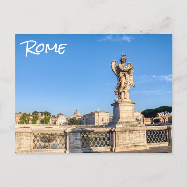 Carte Postale Ange avec couronne d'épines - Sant'Angelo, Rome (Devant)