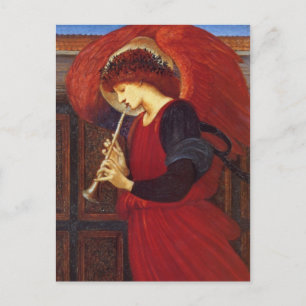 Carte Postale Ange avec trompette, Beaux-Arts Burne-Jones
