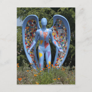 Carte Postale Ange Bleu