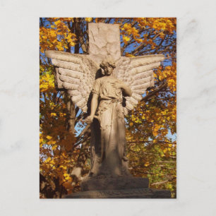 Carte Postale Ange d'automne