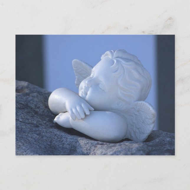 Carte Postale Ange de bain de soleil Figine chérubine douce CC01 (Devant)