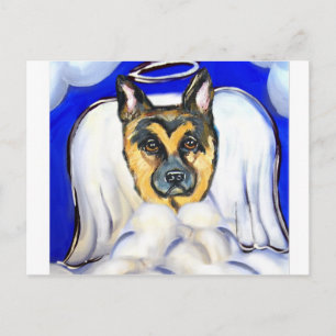 Carte Postale ange de berger allemand